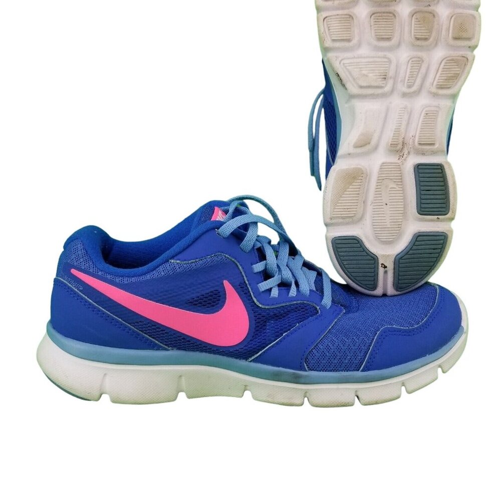 ✅Nike Women's Flex Experience RN 3 652853-401 Blue Pink Running Shoes Size 8 - Picture 2 of 16